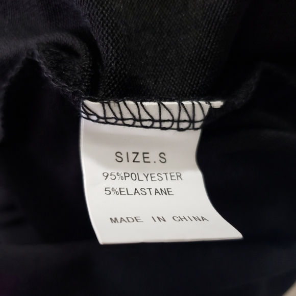 Boutique Black and Leopard Print Long Sleeve Sweatshirt Dress Tunic Size Small - Picture 5 of 7